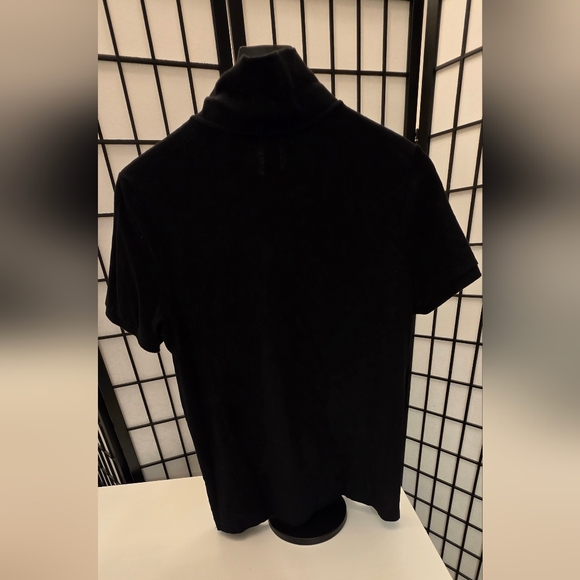 Ralph Lauren Women's Black Short Sleeve Polo ~ Size Large - Picture 3 of 6